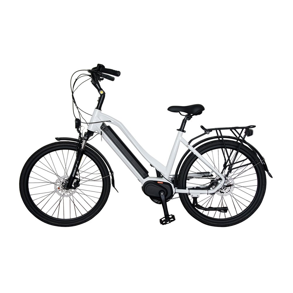 Bicicleta elétrica ciclomotora VUTVIA Bafang Mid Drive City