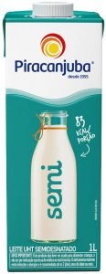 Leite Semidesnatado Piracanjuba 1L
